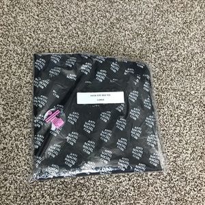 “Over you” black tee ASSC
